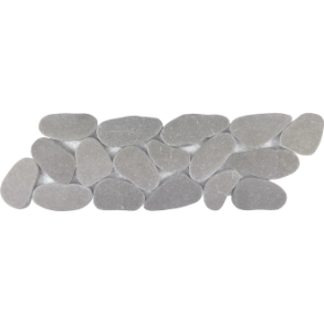 Grey Reconstituted XL Stone Mosaic Interlocking - stone (4x12) tile